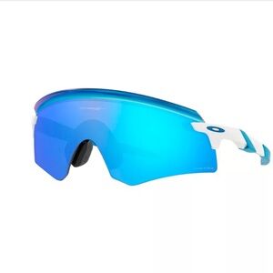 Oakley Blue and White Men's Swim Goggles